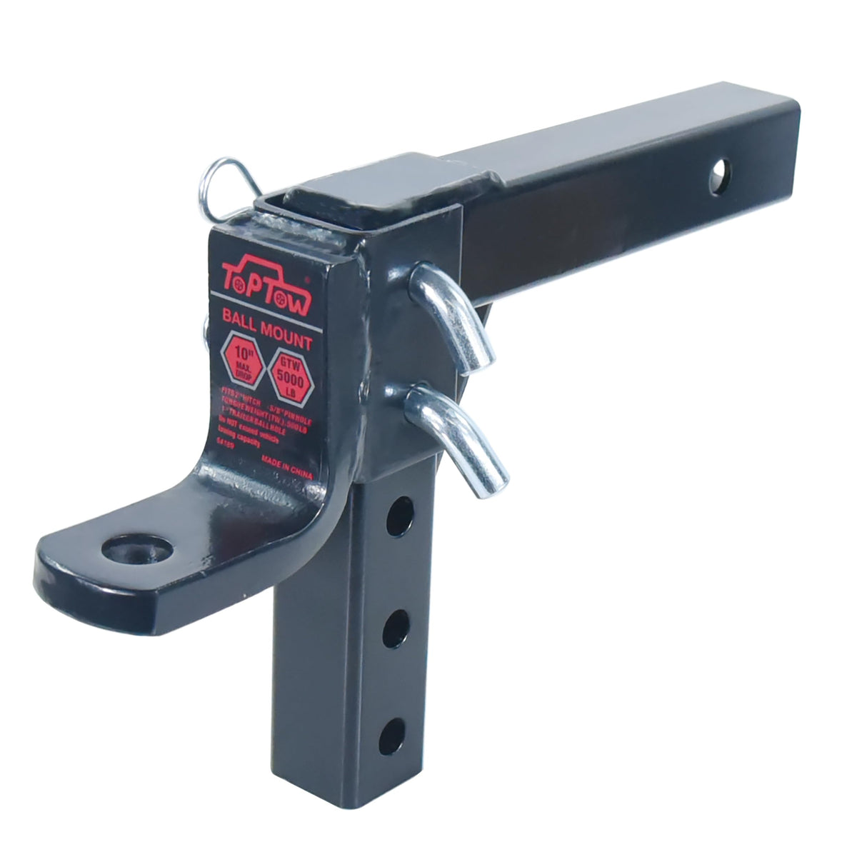 TOPTOW matte black coating detail highlighting corrosion resistance and longevity