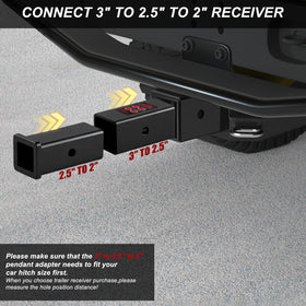 TOPTOW adapter installed on truck receiver providing versatile compatibility