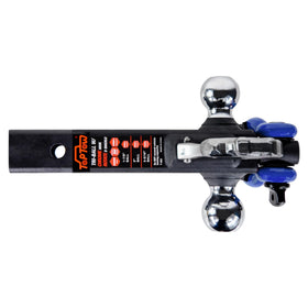 TOPTOW hitch installed in a 2 inch receiver demonstrating easy installation and stable towing benefit