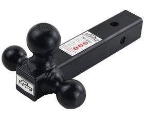 TOPTOW hitch pin and clip included shown for easy installation and secure fit
