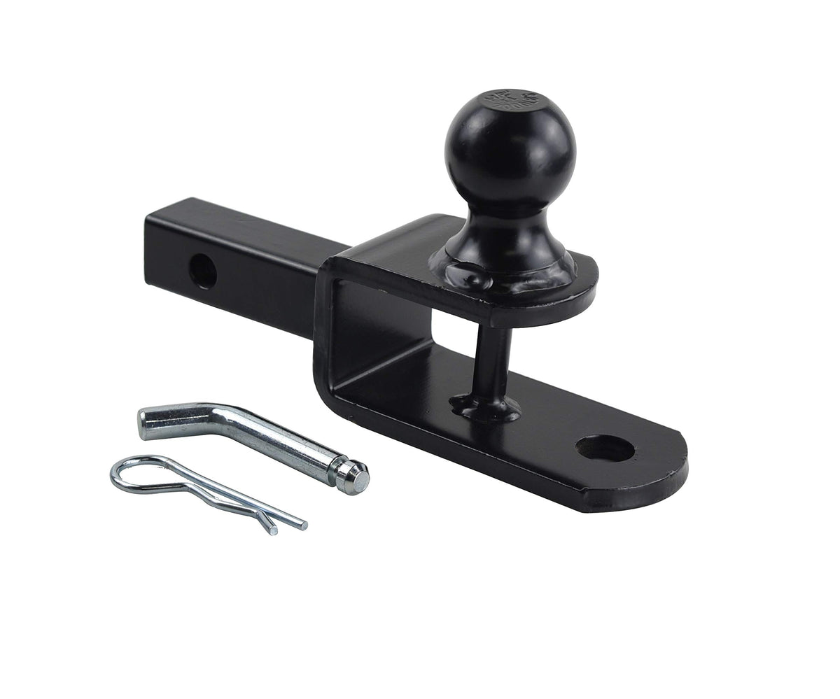 TOPTOW installed on an ATV receiver showing fast, secure fit benefit