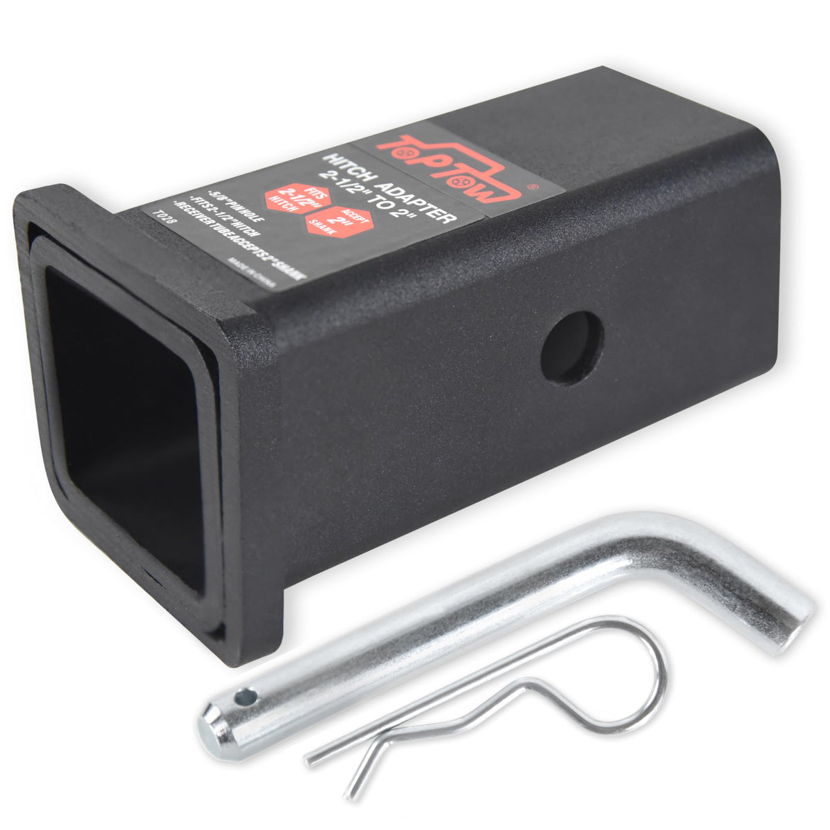 TOPTOW reducer sleeve front view showing fit and finish benefit