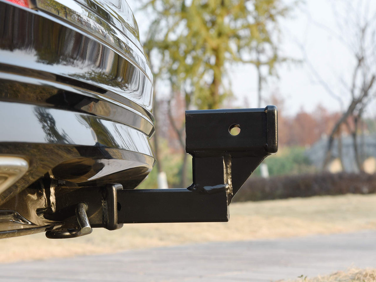 TOPTOW reversible plate close-up demonstrating 4.25 inch rise or drop adjustment