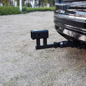 TOPTOW adapter flipped to show 4.25" rise and drop for clearance benefit