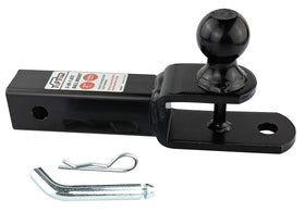 TOPTOW shank with hitch pin installed illustrating quick secure mount