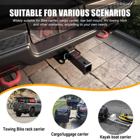 TOPTOW side-by-side 7 and 8.5 inch extender showing length options