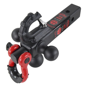 TOPTOW close-up of hitch balls highlighting welded joints and durability benefit
