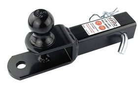 TOPTOW close-up of welded 2" ball highlighting secure towing