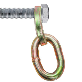 TOPZEA bracket connected to an engine crane demonstrating safer, balanced lifting in use