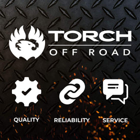 TORCH Off Road Tacoma parked with lifted rear demonstrating leveled look