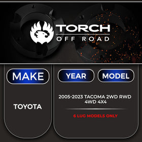 TORCH Off Road layout of included hardware organized for quick installation and clarity