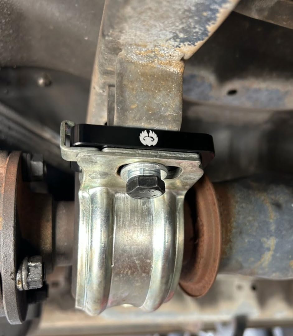 TORCH Off Road kit installed under a Tacoma demonstrating improved driveline alignment