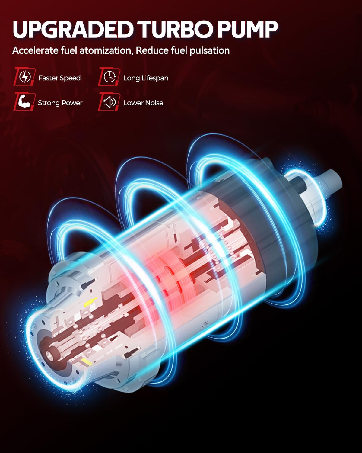 Torchbeam installed in tank demonstration showing correct fit and restored pressure benefit