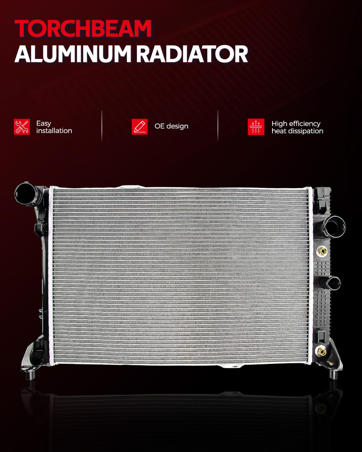 Torchbeam transmission oil cooler section detail protecting drivetrain fluid