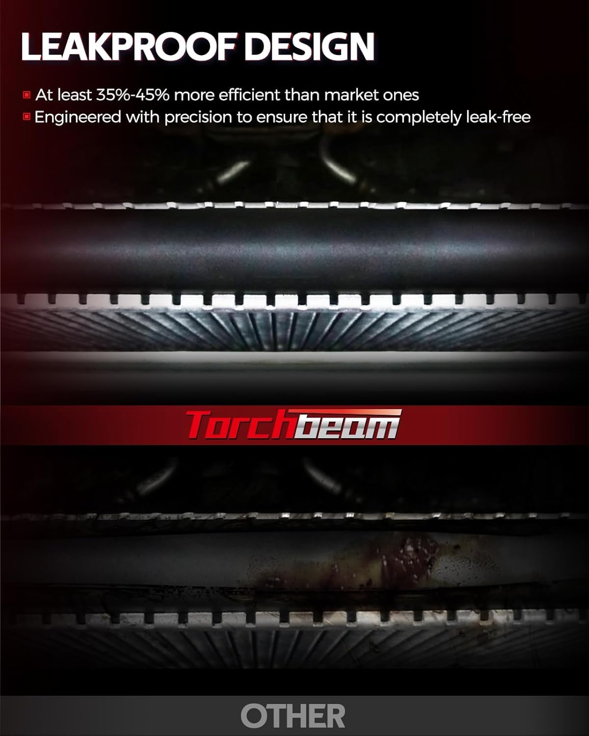 Torchbeam protected packaging foam preventing bending and shipping damage