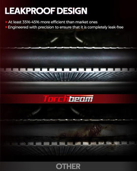 Torchbeam protected packaging foam preventing bending and shipping damage