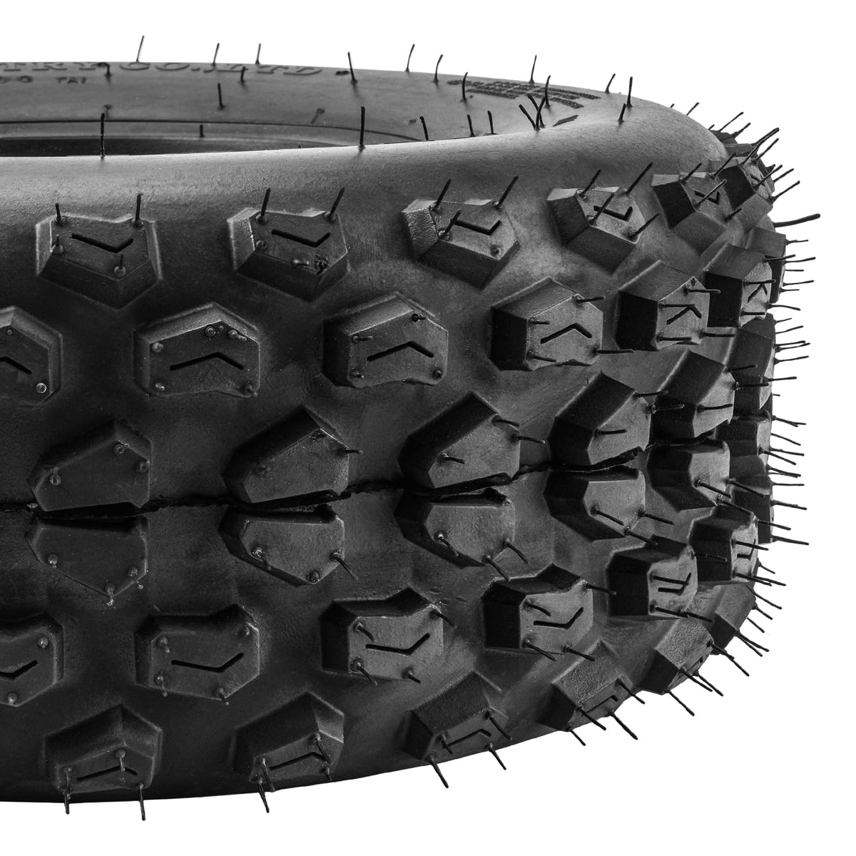 Torchbeam stacked pair angled to show tread depth and set presentation for buyers