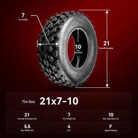 Torchbeam close-up of Z-116 tread pattern highlighting mud-shedding grooves and grip