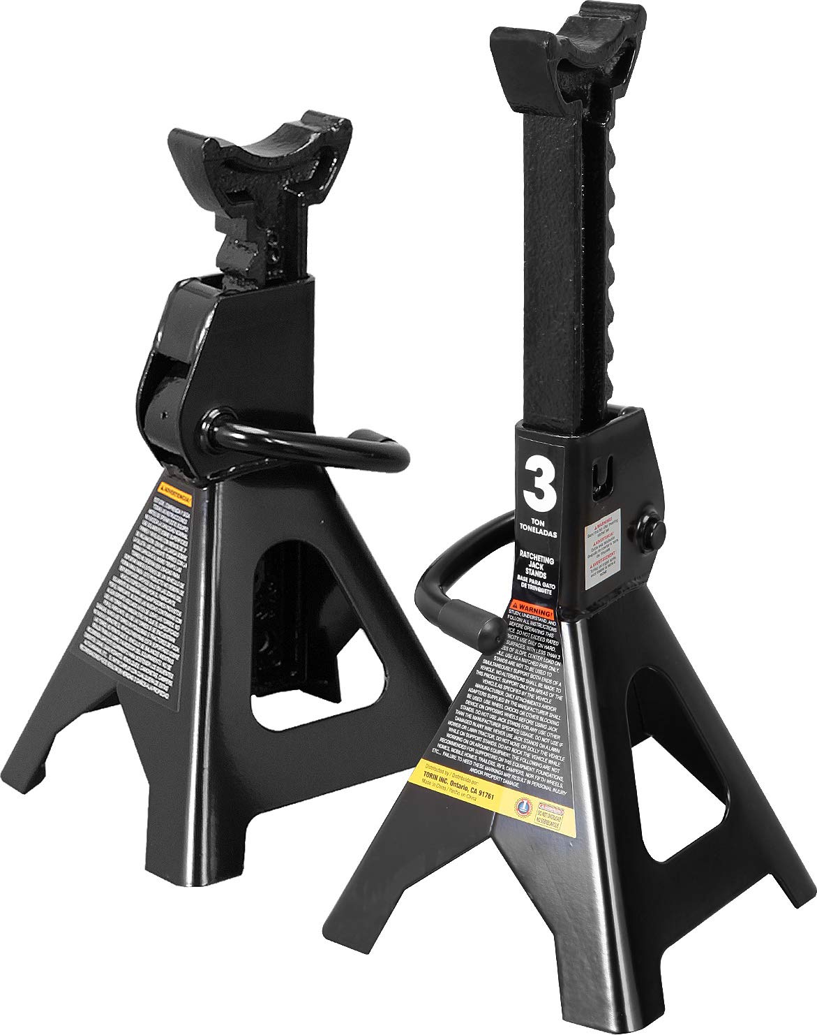 Torin front view pair showing stable support and compact portability