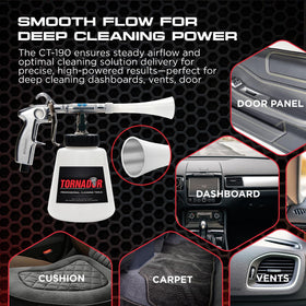 Tornador CT-190 in detailing bay showcasing professional durability benefits