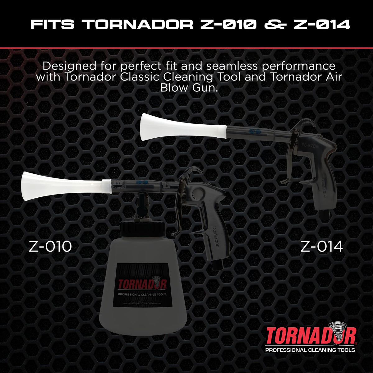 Tornador CT-190 held in hand for scale showing compact replacement size