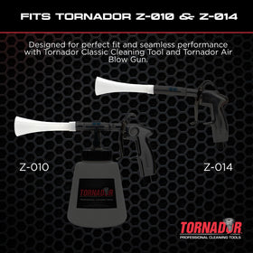 Tornador CT-190 held in hand for scale showing compact replacement size
