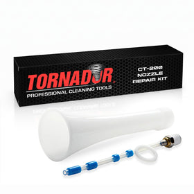 Tornador front view of repair kit showing parts for quick replacement and restored performance