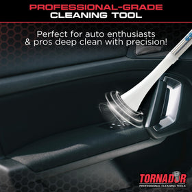 Tornador assembled parts installed on the gun for immediate restored cleaning performance