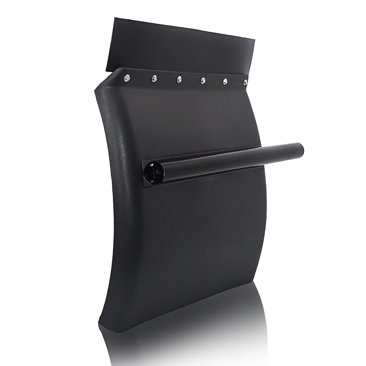 TORQUE close-up of black poly texture highlighting impact resistance benefit