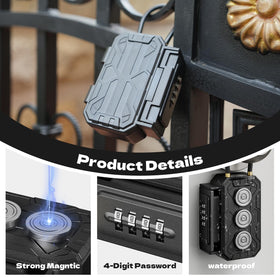TOSICAM open interior holding keys and fob to show usable capacity