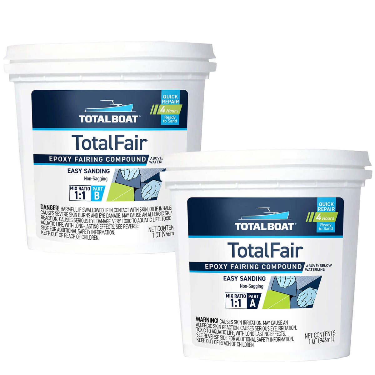 TotalBoat TotalFair front packaging showing kit and labels for quick identification and confidence