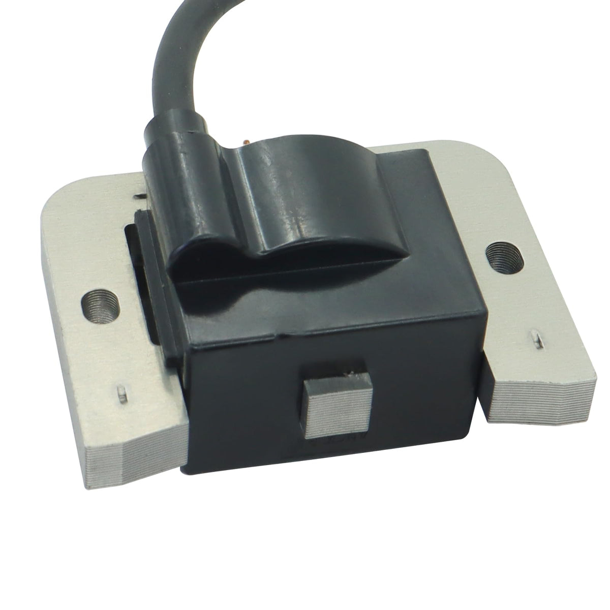 TOTEDELL ignition coil next to ruler for clear size and fit comparison