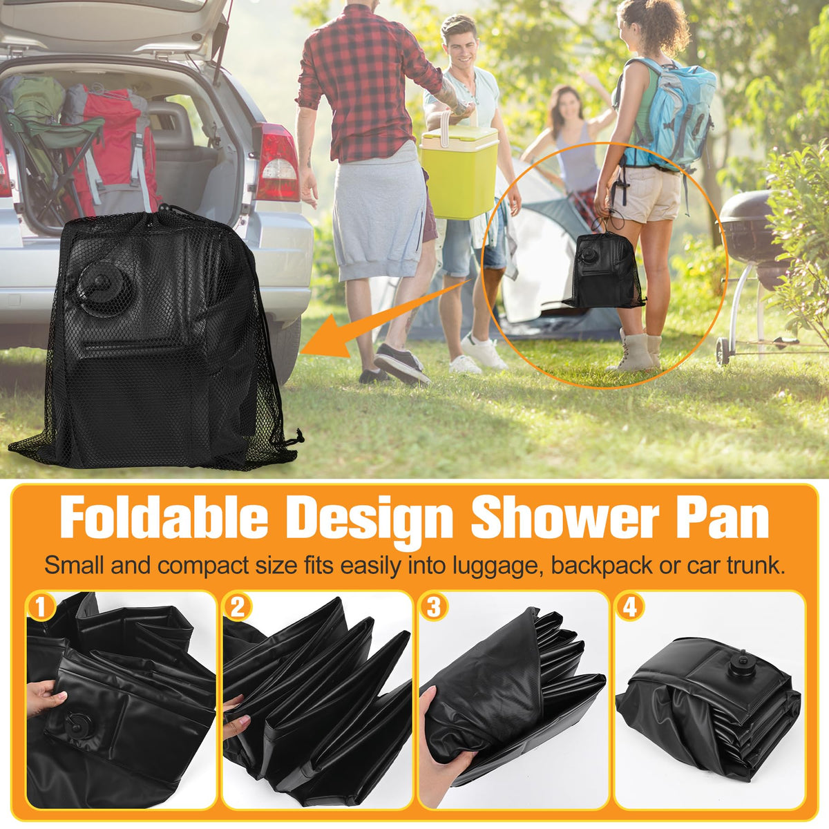 Tottist folded briefcase carry demonstrating compact storage and easy transport