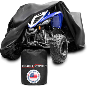 Tough Cover front view showing full ATV coverage and weather protection