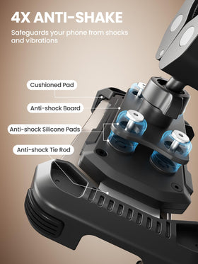 tounee backplate close-up with four silicone dampers reducing vibration