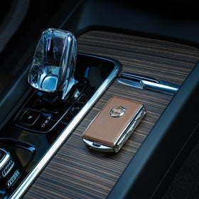 TOUPHY leather surface texture detail offering better grip and elegance