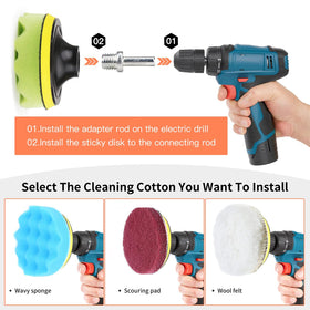 TOWBRUS scouring pads layout highlighting multi-hardness grease removal