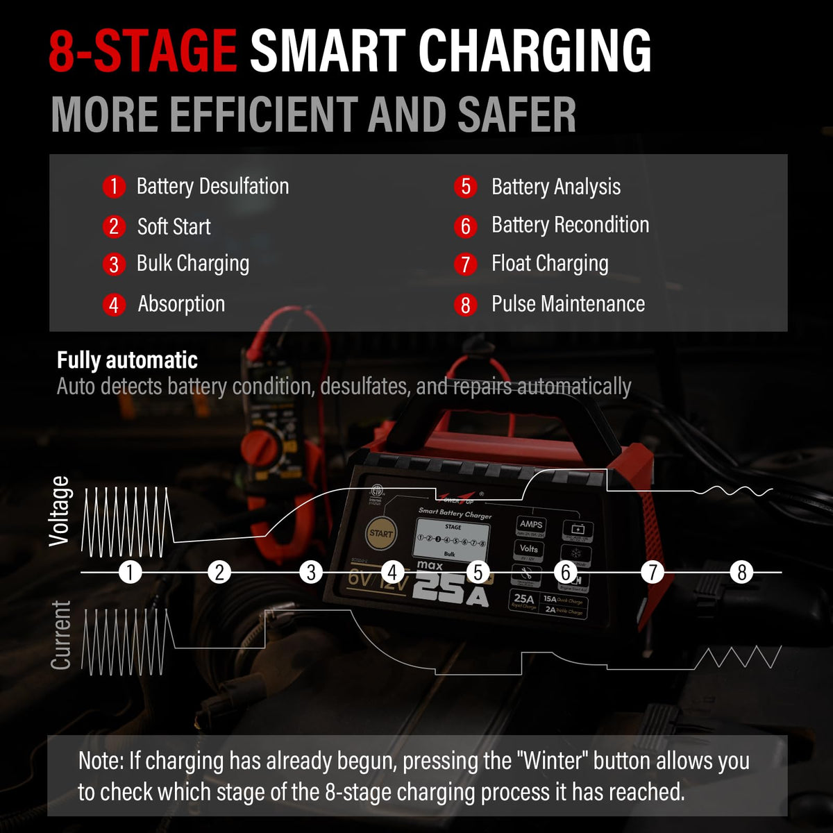 TowerTop size scale with hands showing compact form factor and portability