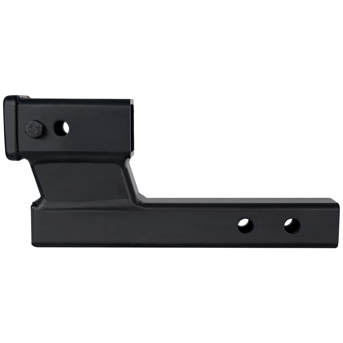 Towever shank close-up highlighting pin holes for adjustable length