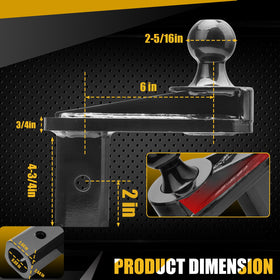 TOWGUARD ball and shank connection demonstrating secure forged-steel join