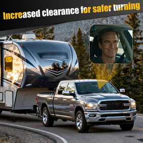 TOWGUARD trailer pivot clearance demonstration reducing cab contact risk