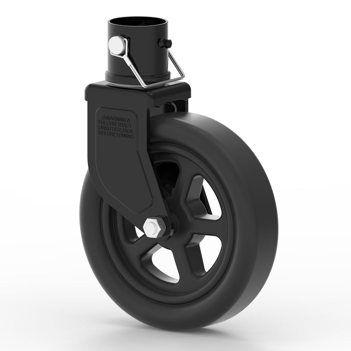 TOWKING front assembly showing overall caster and clamp for secure fit