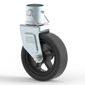 TOWKING front view showing complete caster assembly and benefits