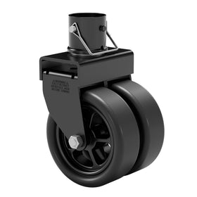 TOWKING front view assembly showing dual wheels and swivel for easier trailer movement