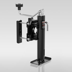 TOWKING front view of compact trailer jack showing sturdy construction and easy positioning
