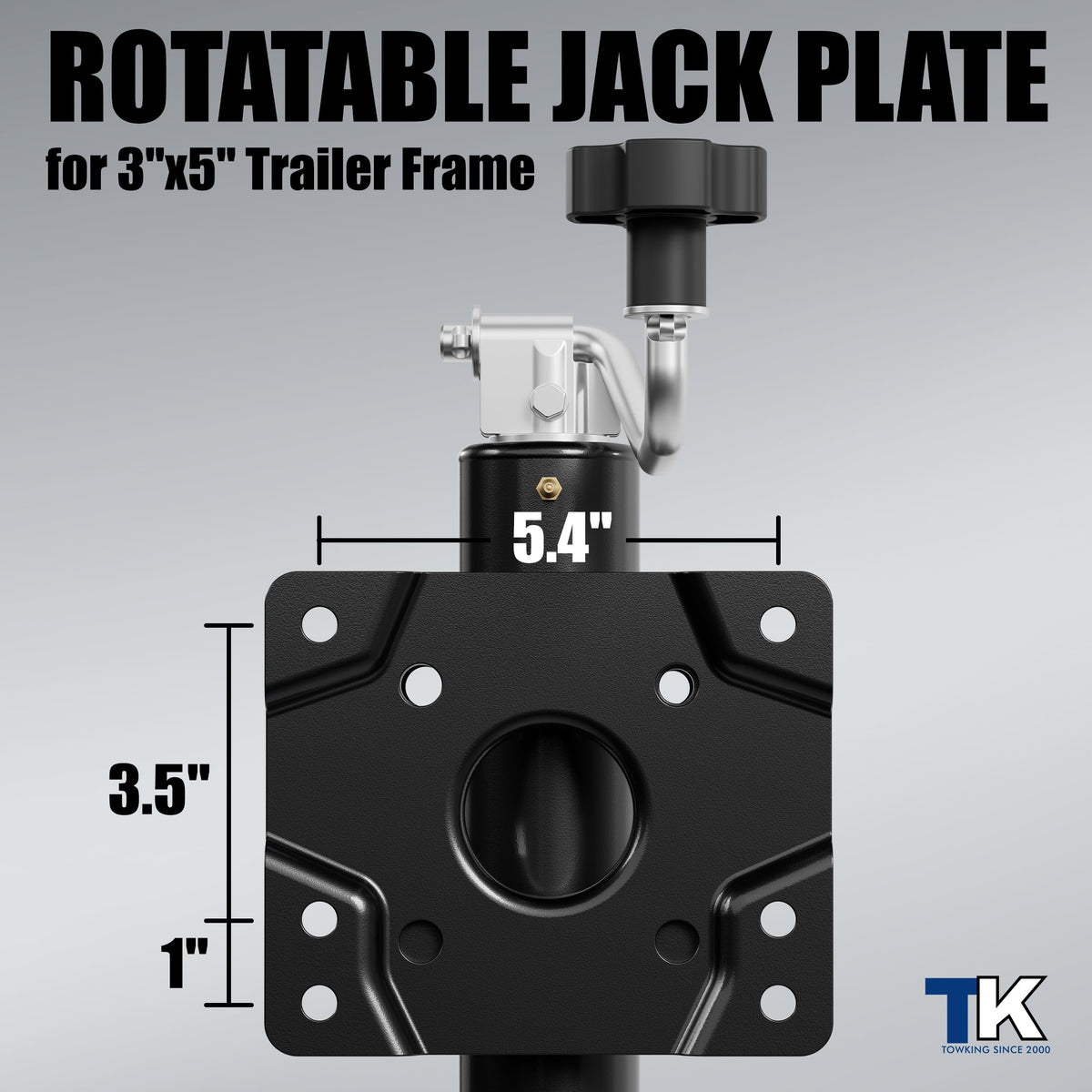 TOWKING fully extended height demonstrating 21" extension and improved ground clearance
