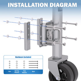 TOWKING grease fitting detail for easy maintenance and longer life