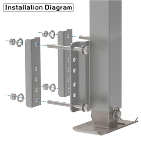 TOWKING ergonomic handle detail showing easy winding and better control