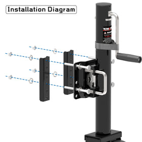 TOWKING handle strap detail preventing ground contact while moving