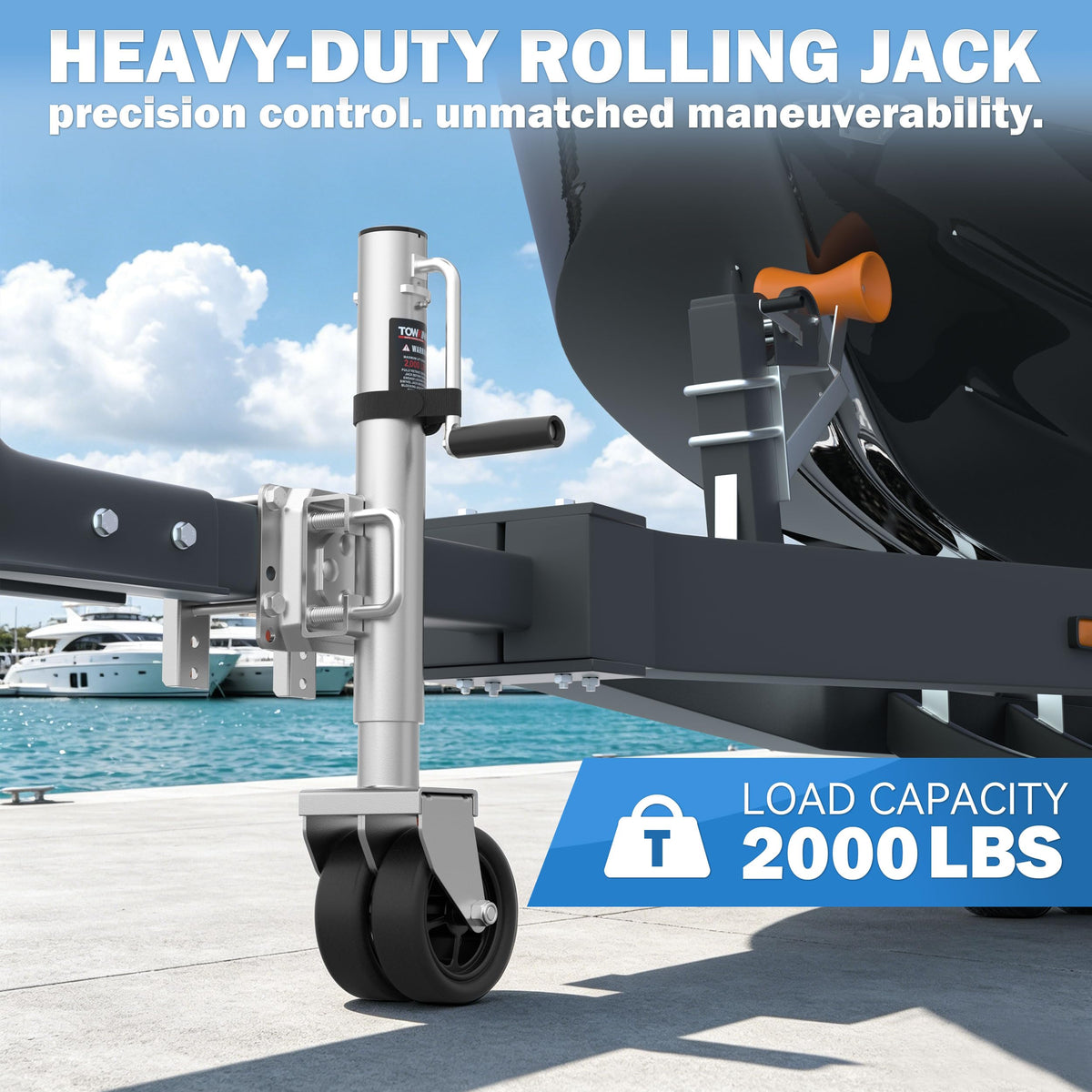 TOWKING included installation hardware for quick bolt-on setup